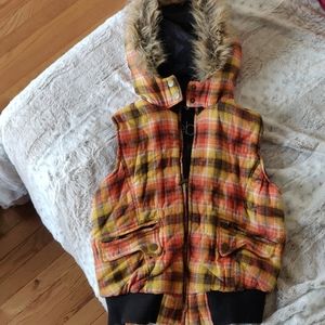 Plaid vest
